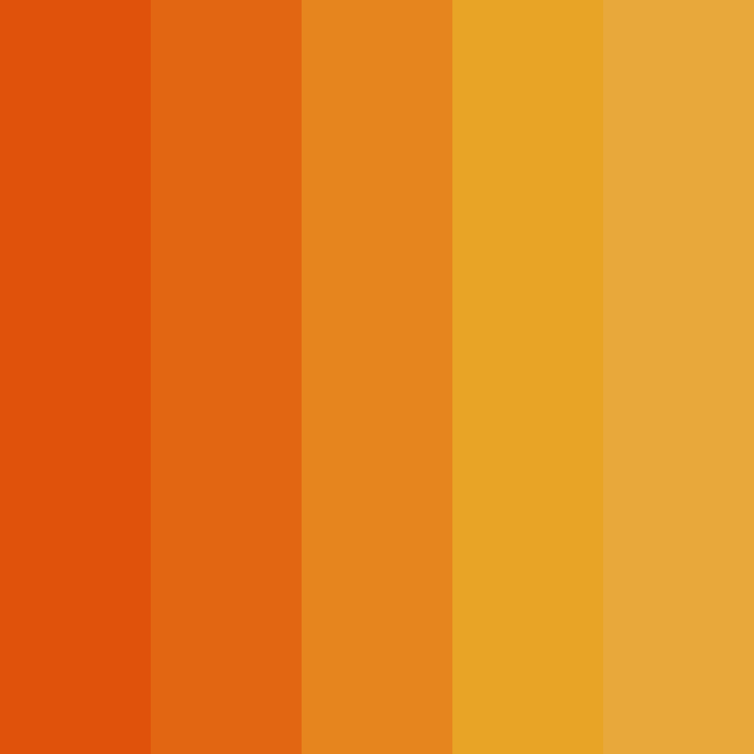 Download bleeding orange color palette PNG image (square)
