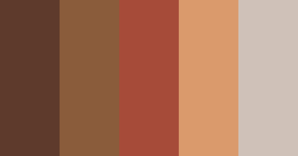 Download auburn glow color palette PNG image (landscape)