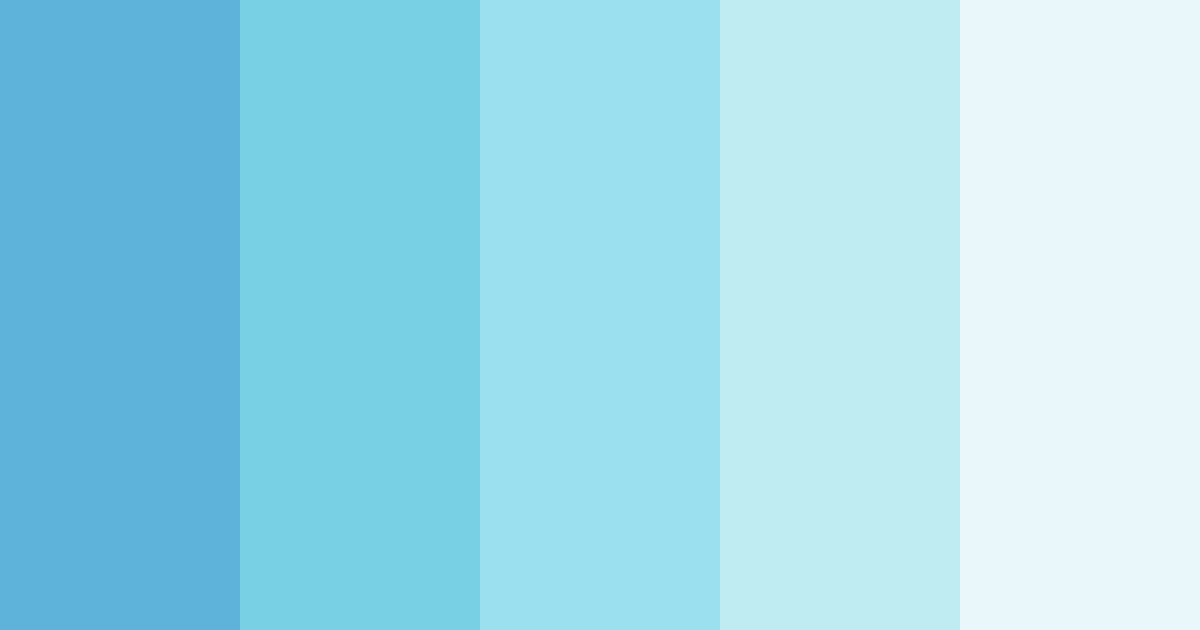 Download aquatic jelly color palette PNG image (landscape)