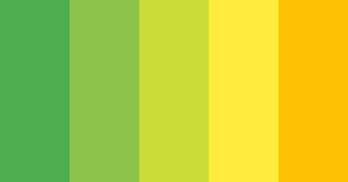 Download jungle color palette PNG image (landscape)