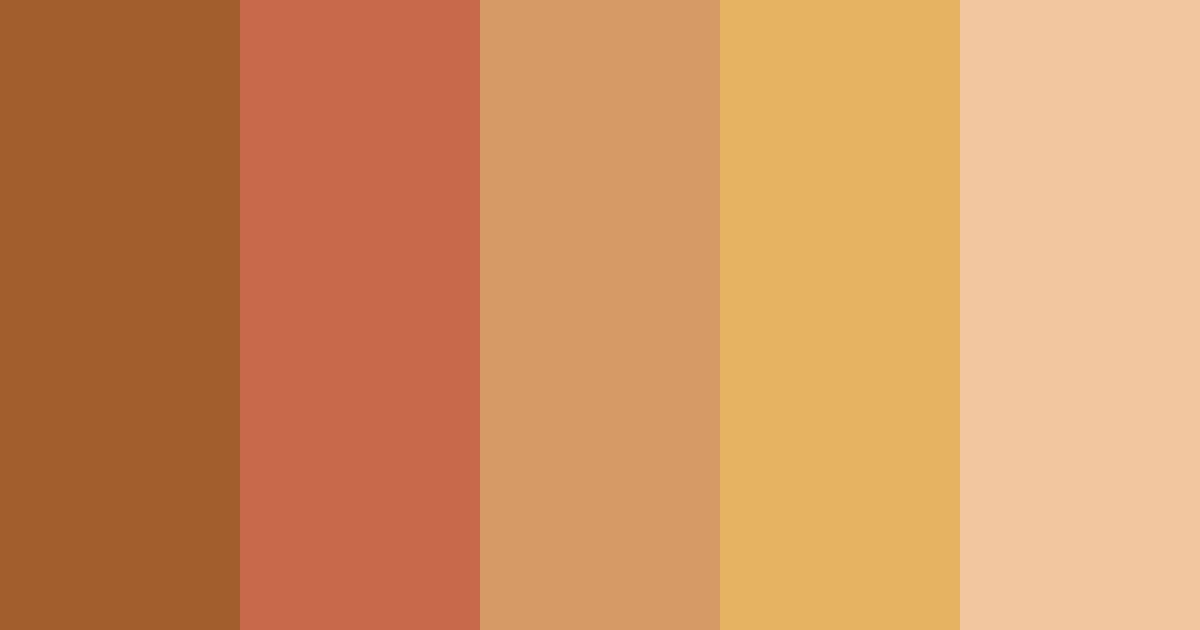 Download auburn glow color palette PNG image (landscape)
