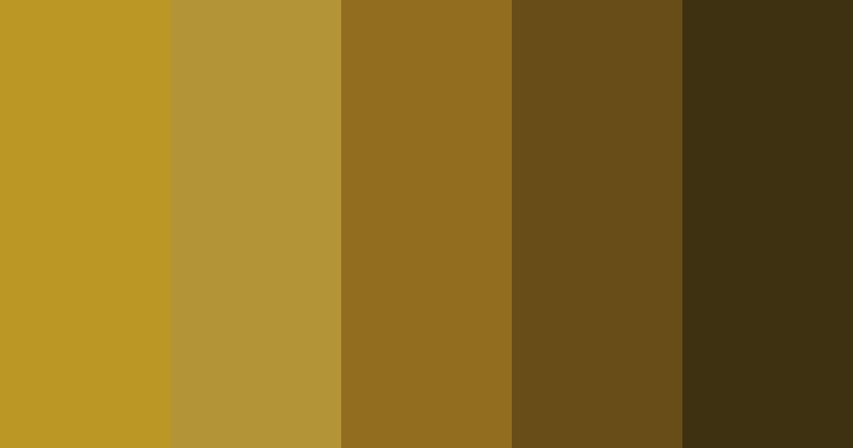 Download golden renaissance color palette PNG image (landscape)