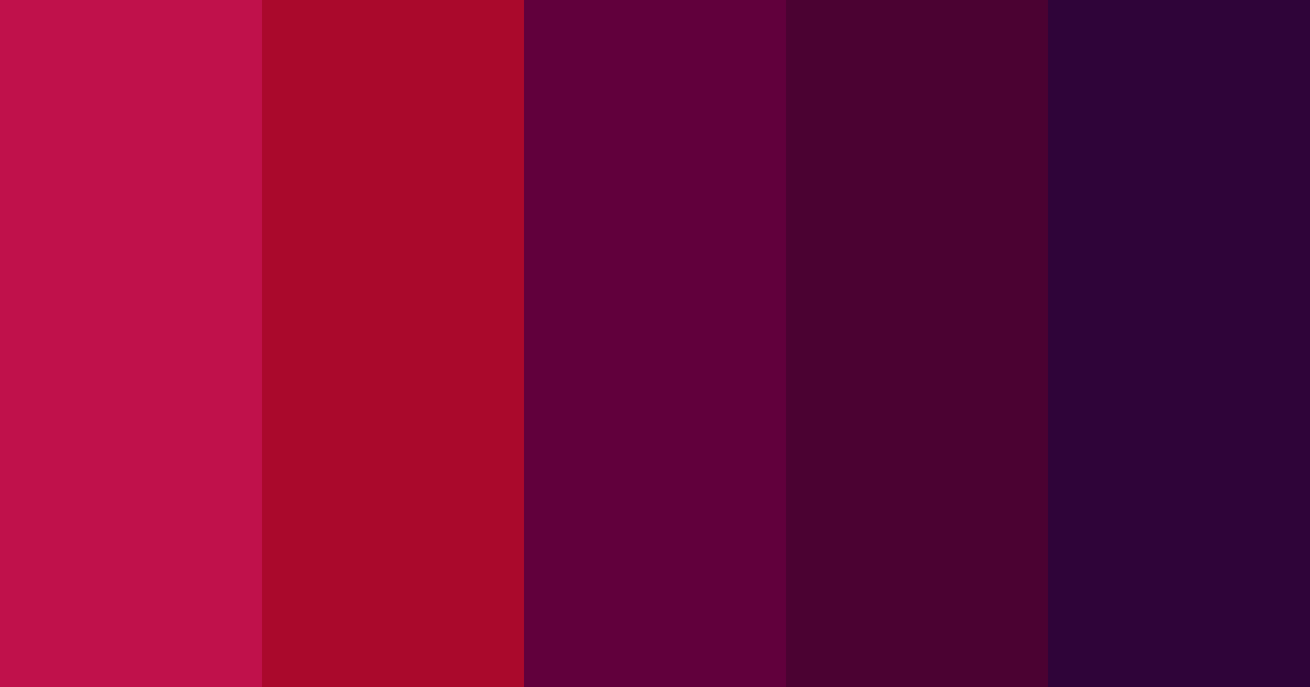 Download goth pink color palette PNG image (landscape)