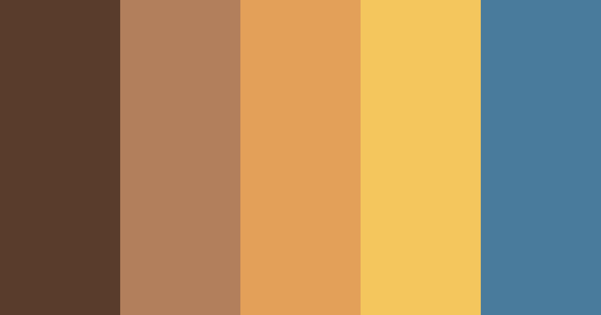 Download autumn elegance color palette PNG image (landscape)