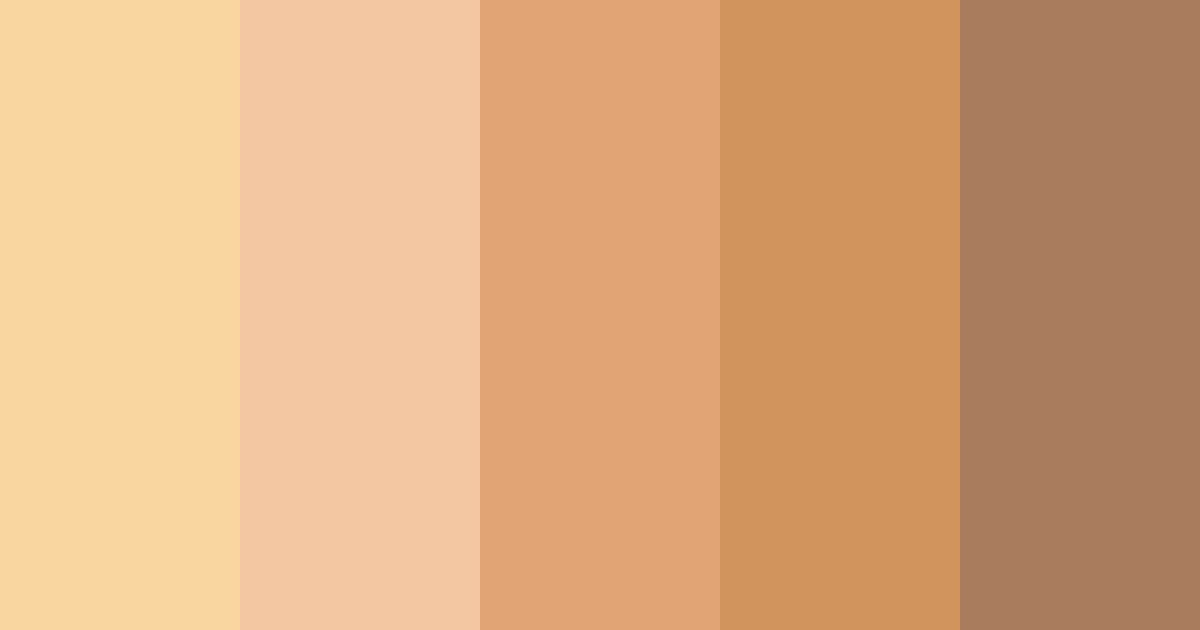 Download sunlit glow color palette PNG image (landscape)