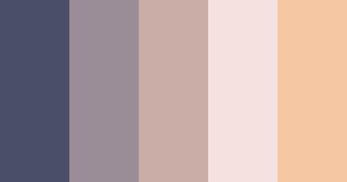 Download melancholy sunset color palette PNG image (landscape)