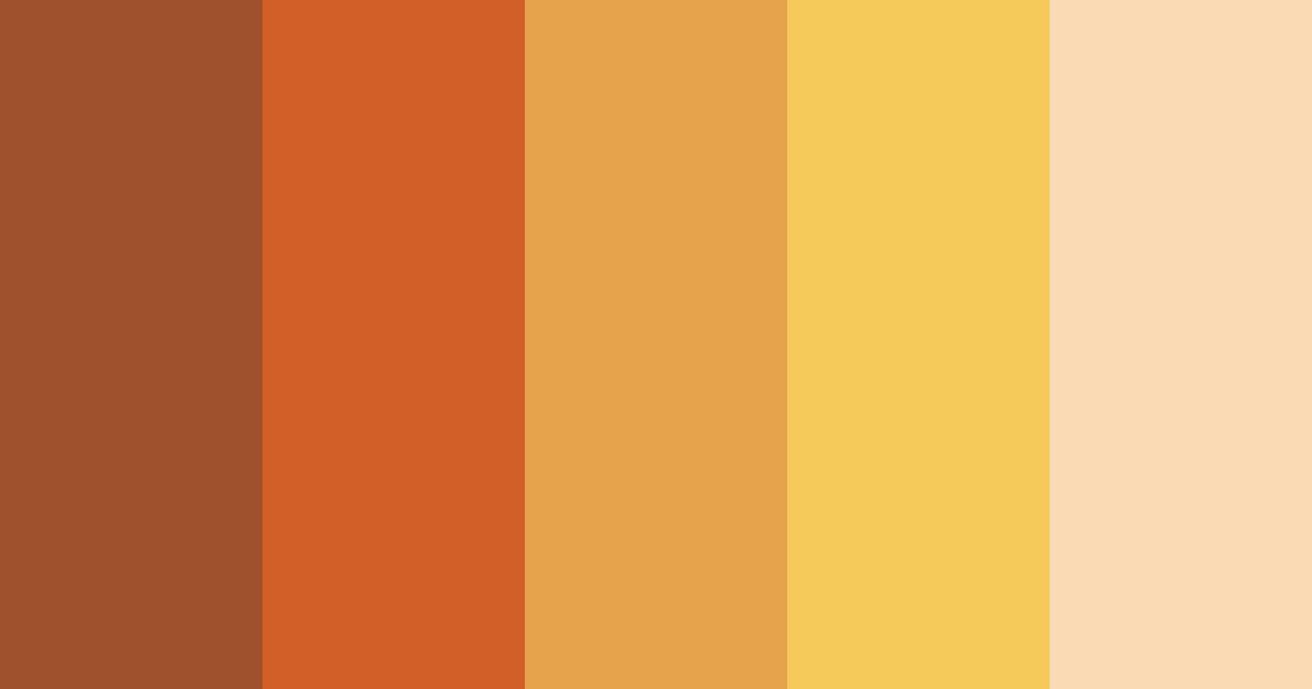 Download maple leaf color palette PNG image (landscape)