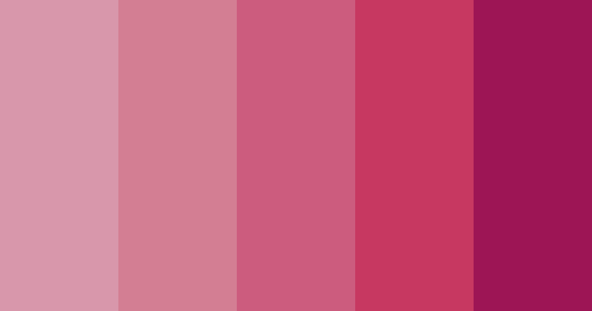 Download calm blossoms color palette PNG image (landscape)