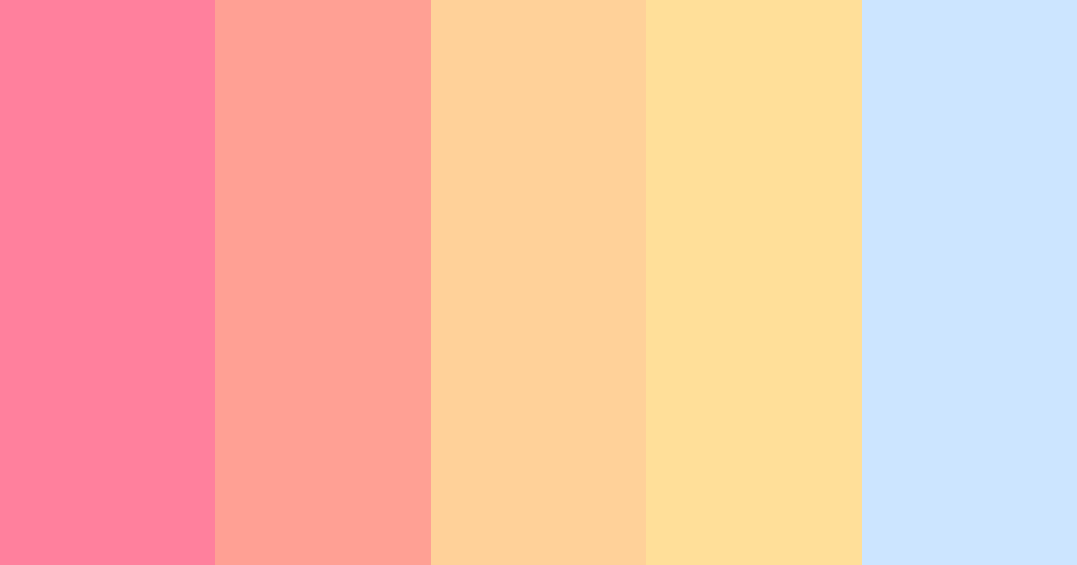 Download pinkie pie color palette PNG image (landscape)