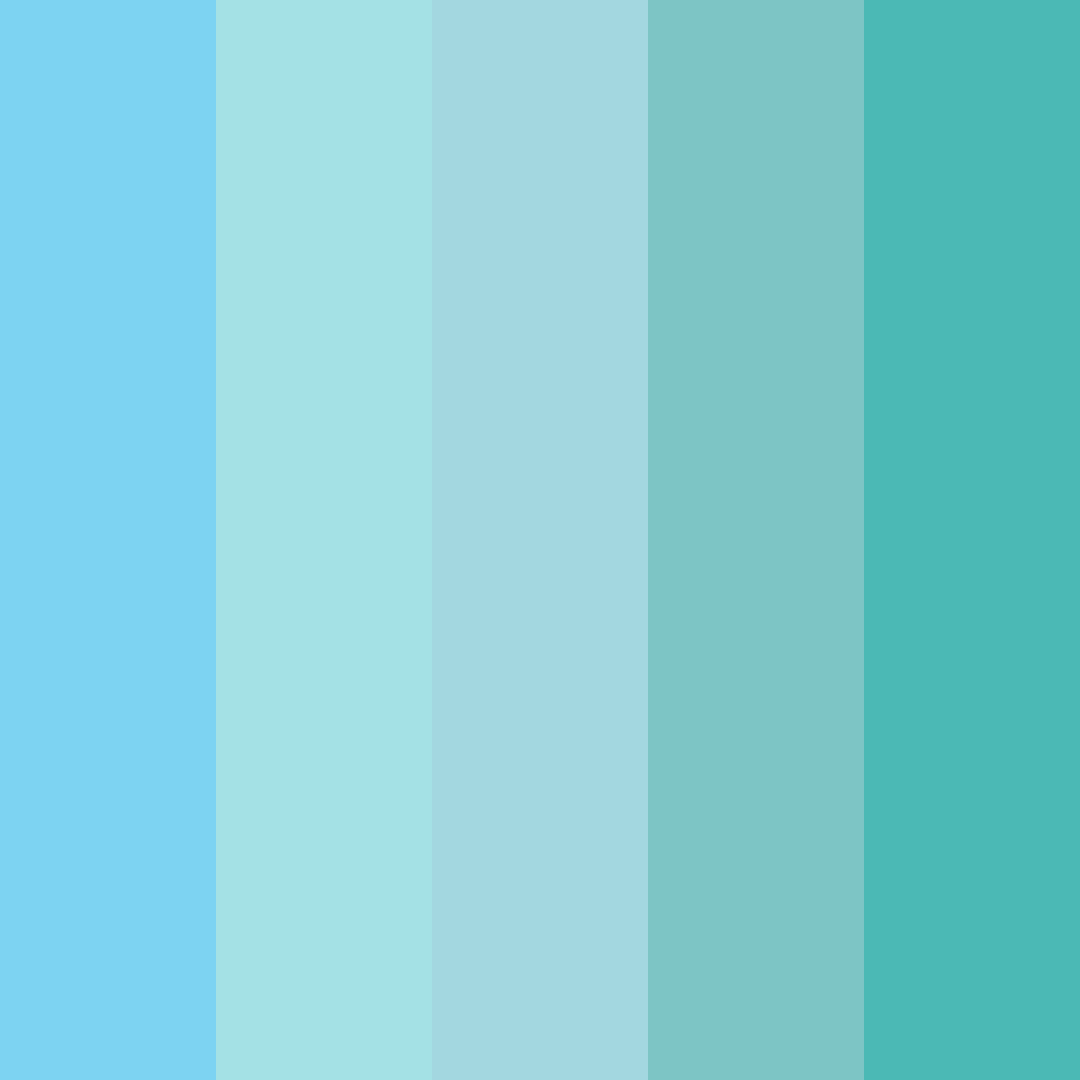 Download hatsune miku color palette PNG image (square)