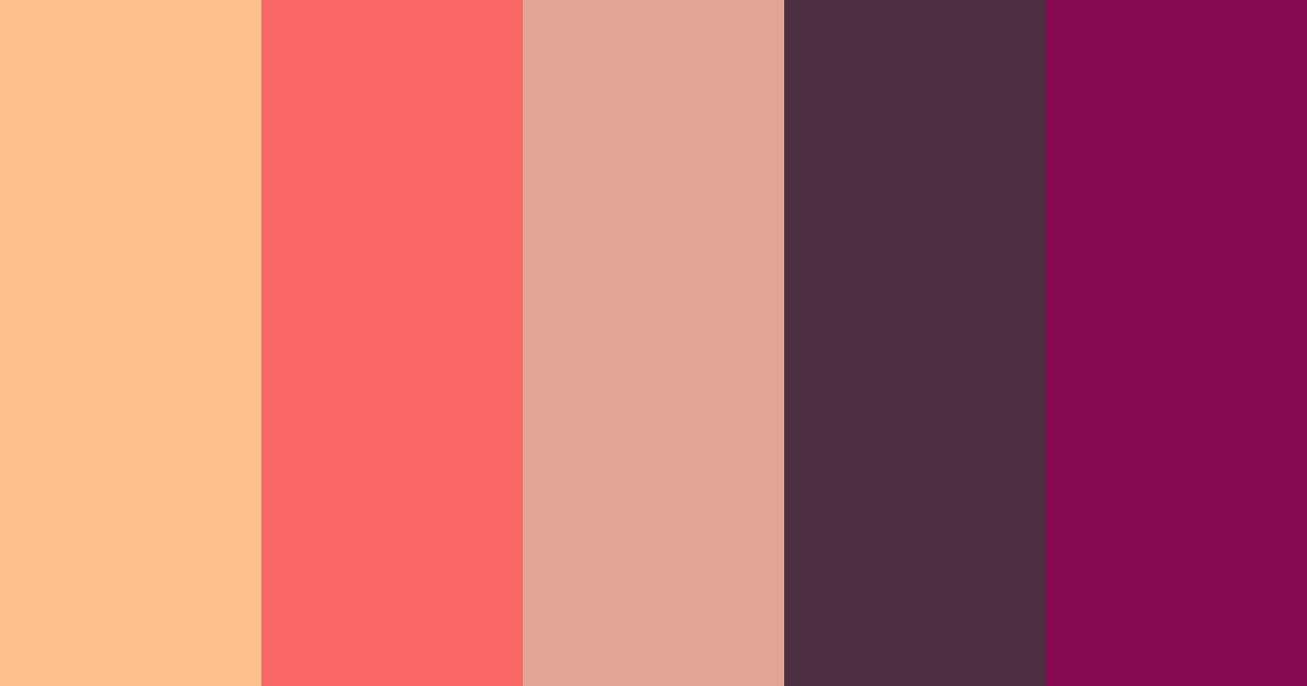 Download charming color palette PNG image (landscape)