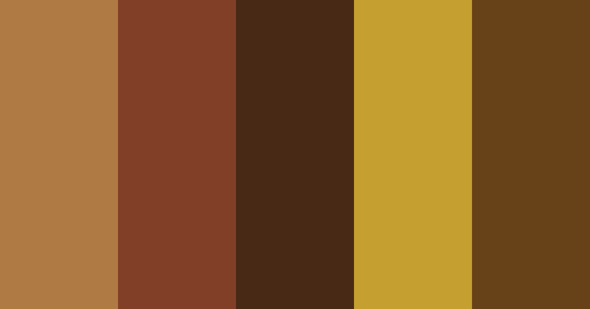 Download caramel pirate color palette PNG image (landscape)