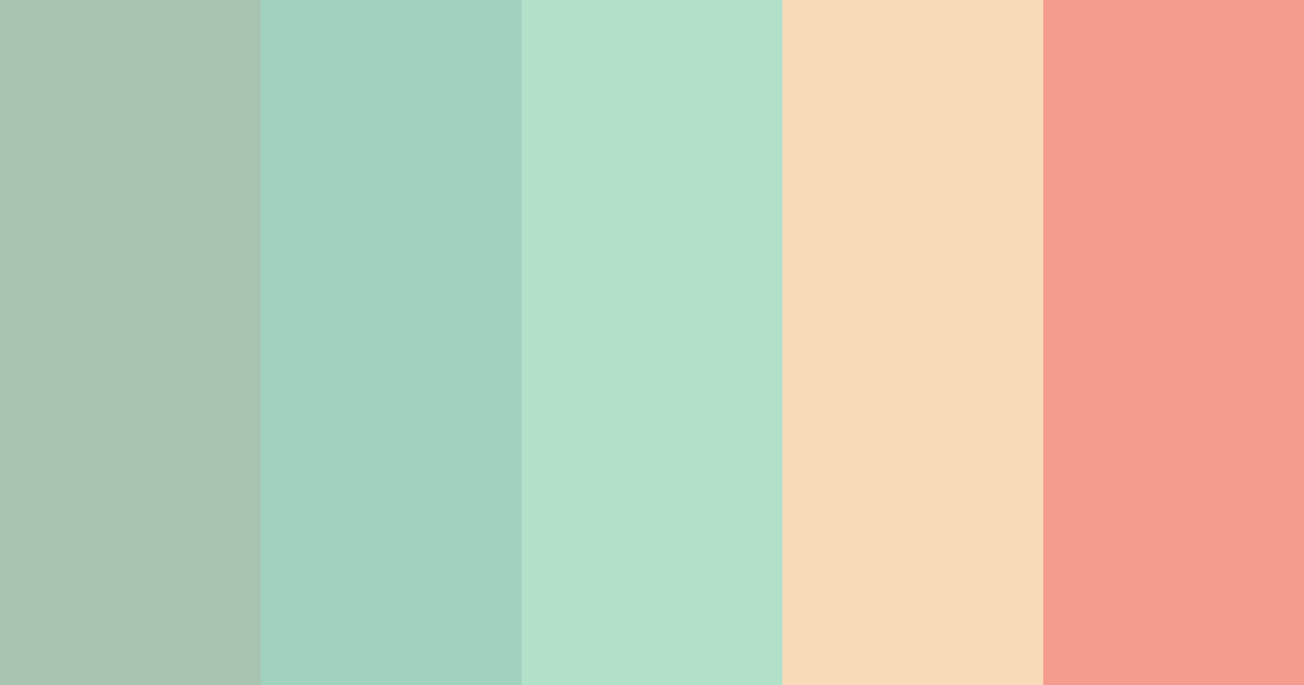 Download beach breeze color palette PNG image (landscape)