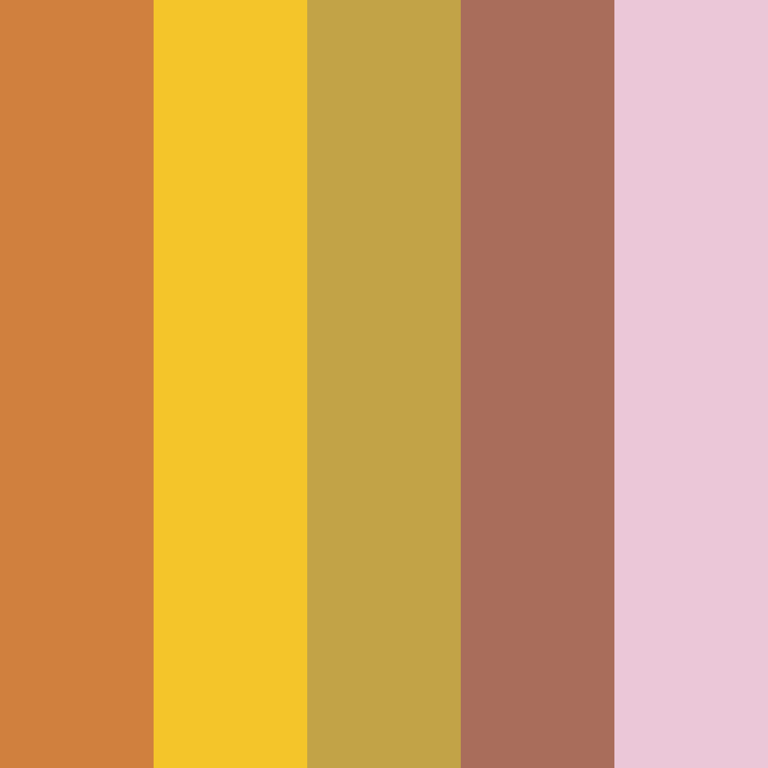 Download boho bliss color palette PNG image (square)