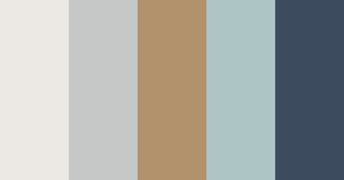 Download cozy neutrals color palette PNG image (landscape)