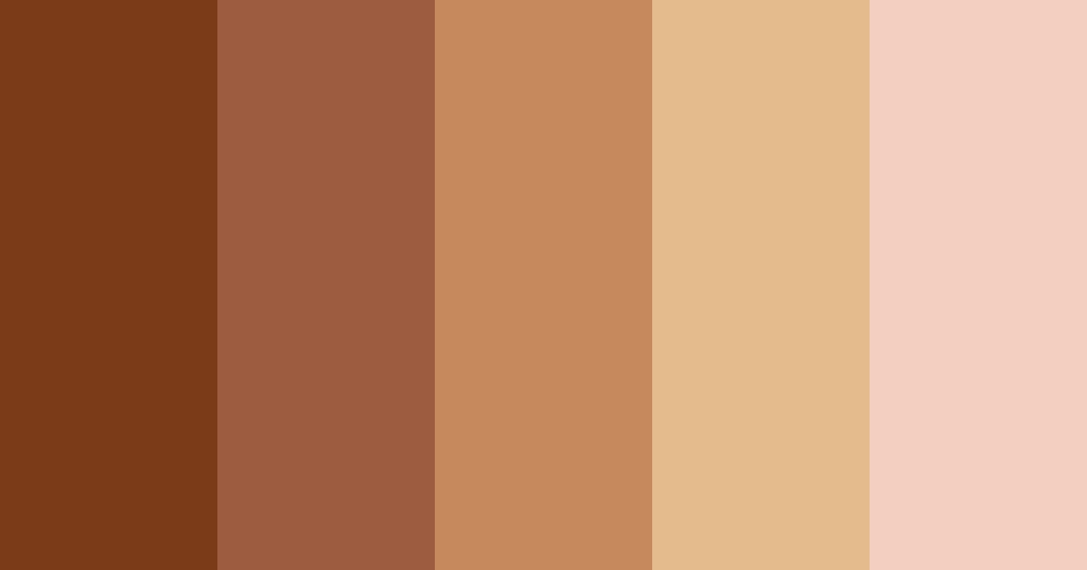 Download auburn essence color palette PNG image (landscape)