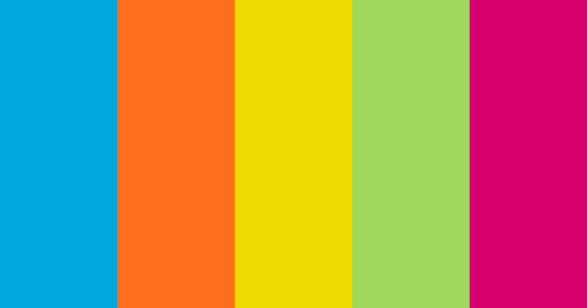 Download rainbow dash color palette PNG image (landscape)