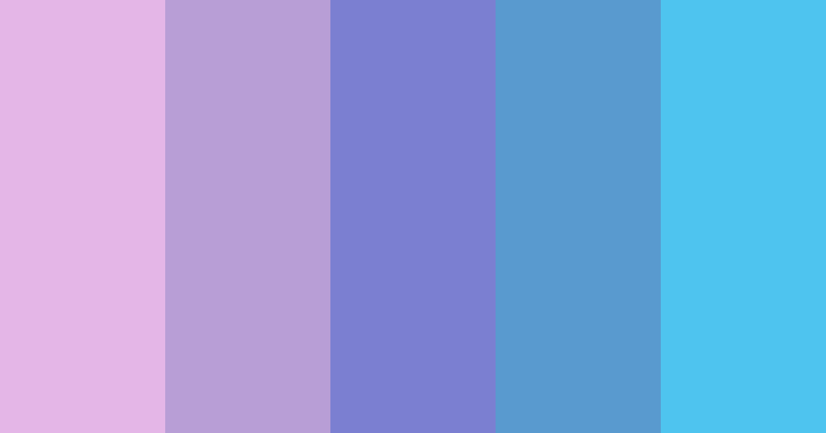 Download princess allura color palette PNG image (landscape)