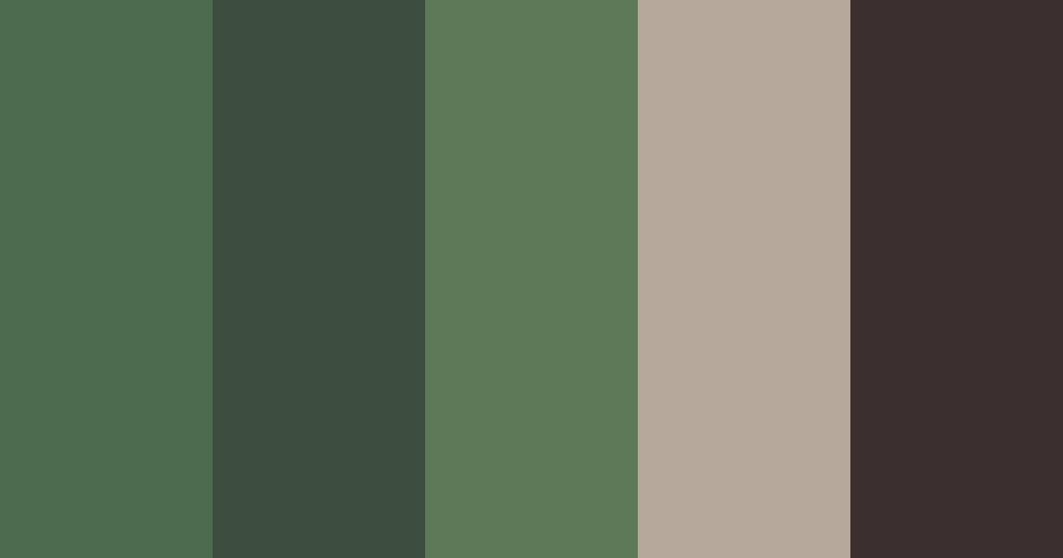 Download masculine mallard color palette PNG image (landscape)