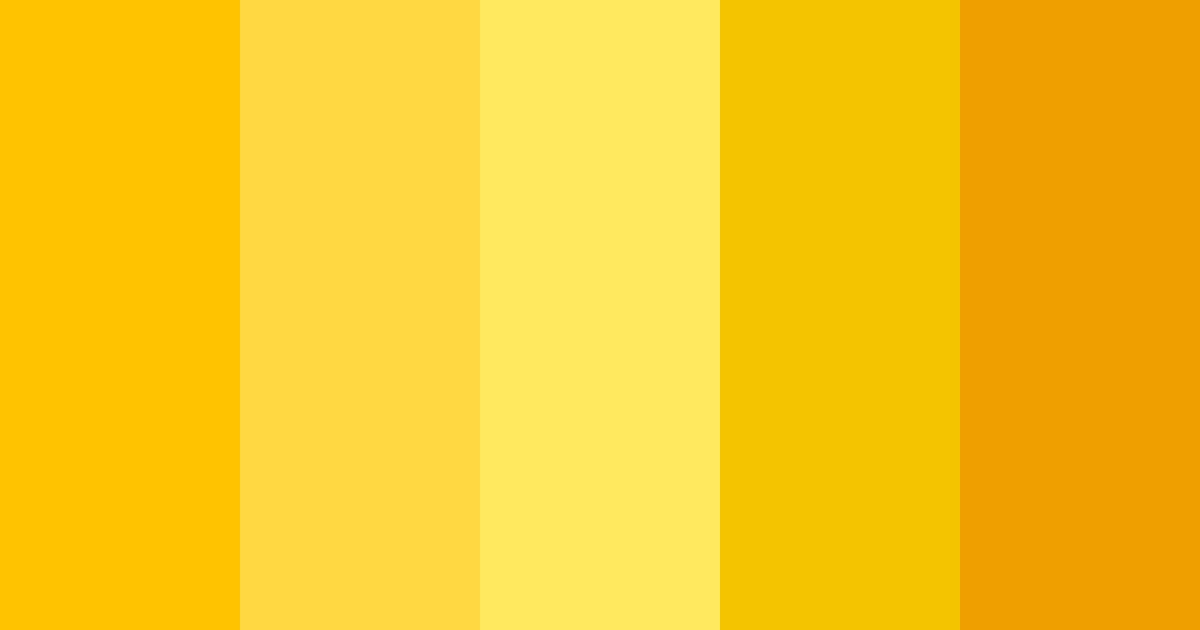 Download yellow diamond color palette PNG image (landscape)