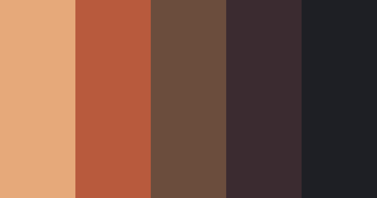 Download manned wolf color palette PNG image (landscape)