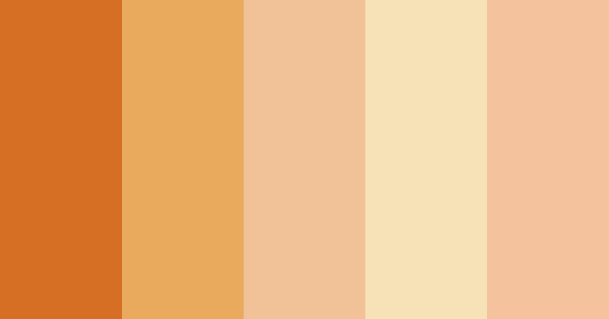Download pumpkin delight color palette PNG image (landscape)