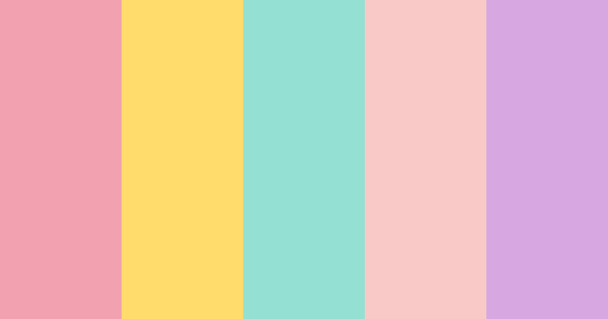 Download pusheen color palette PNG image (landscape)