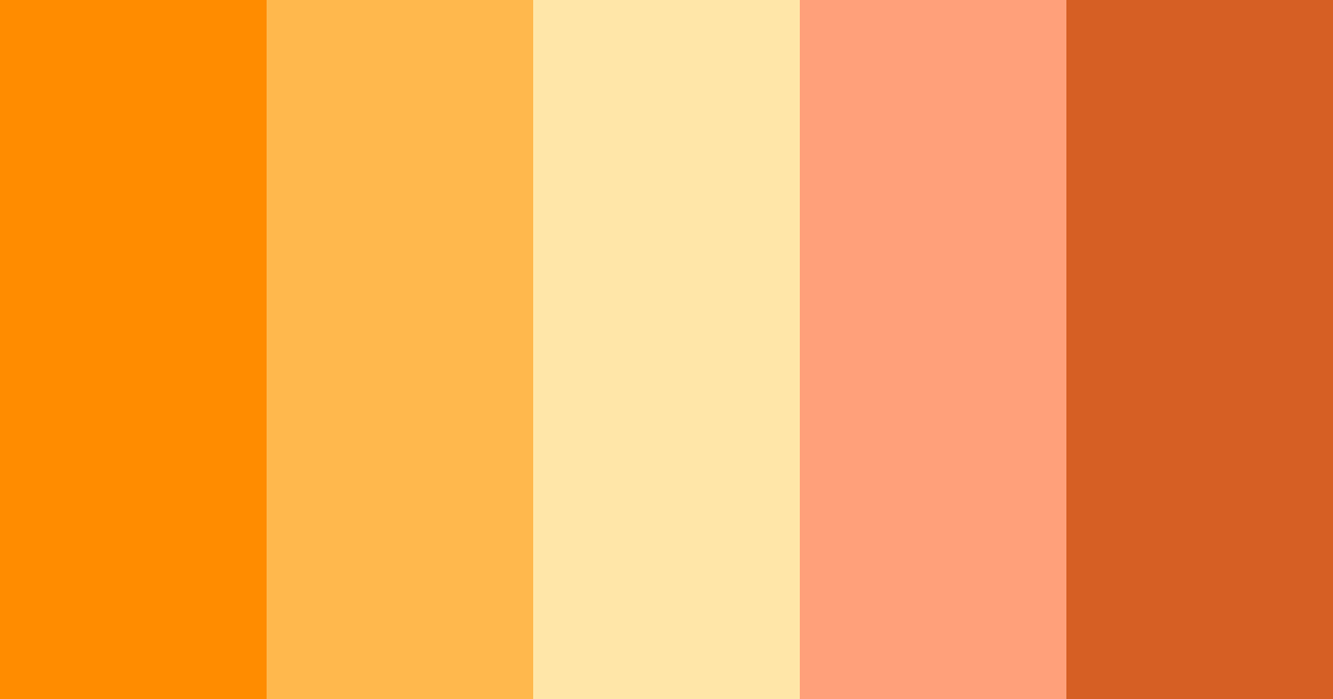 Download pumpkinam color palette PNG image (landscape)