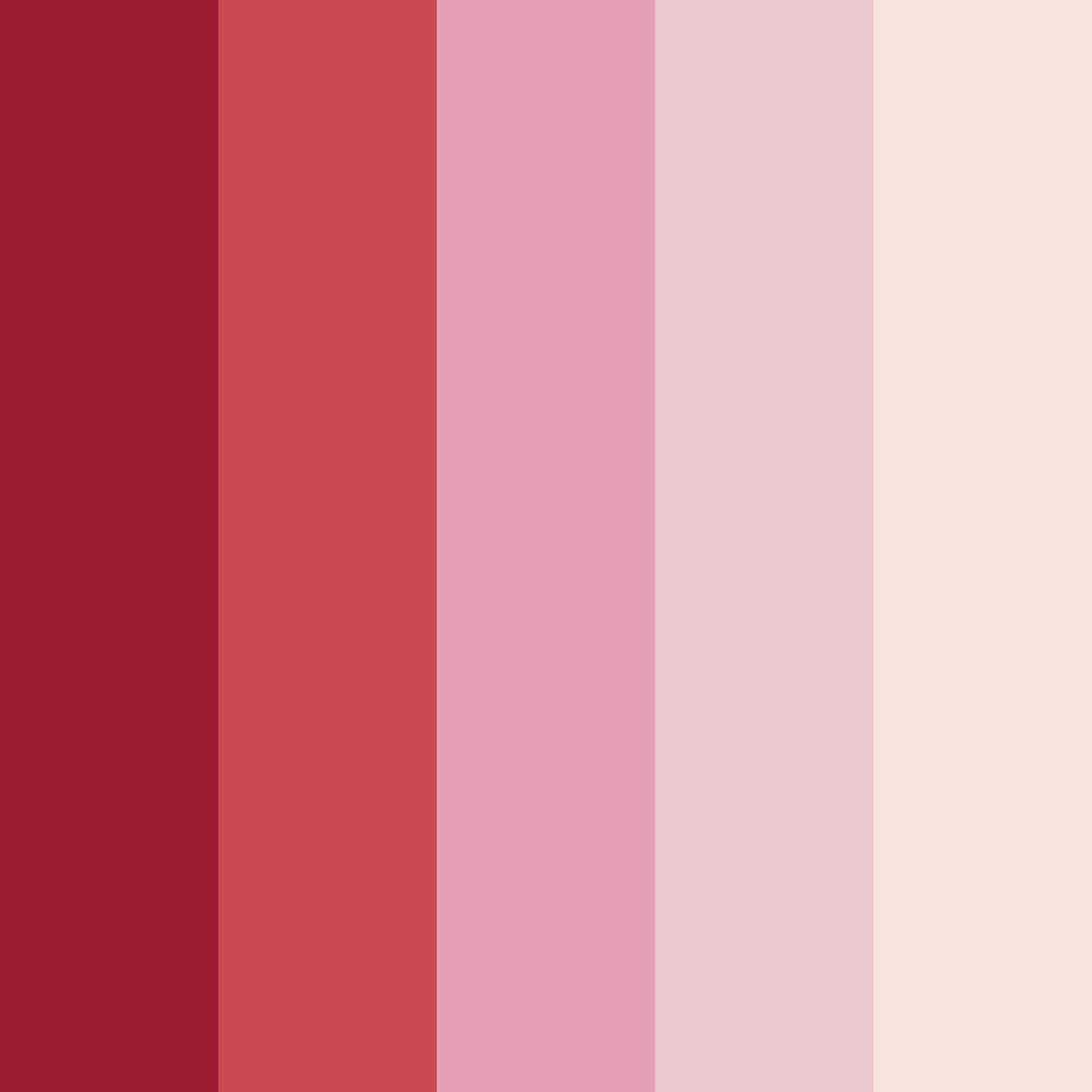 Download winter wine red color palette PNG image (square)