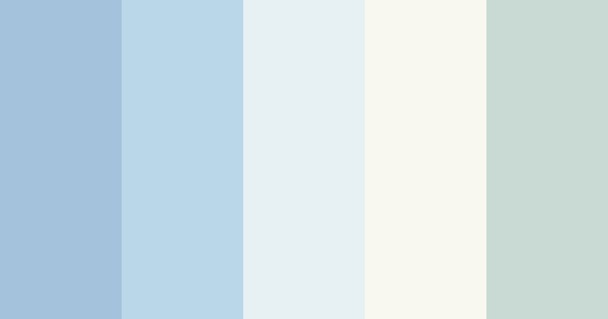 Download winter bliss color palette PNG image (landscape)