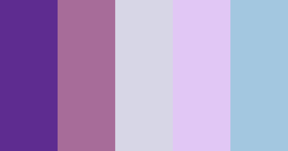 Download purple galaxy color palette PNG image (landscape)