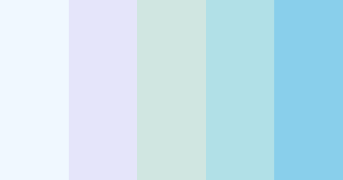Download winter breeze color palette PNG image (landscape)