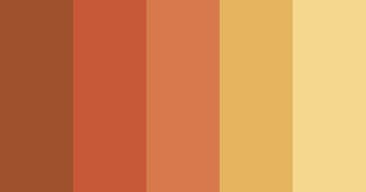 Download auburn glow color palette PNG image (landscape)
