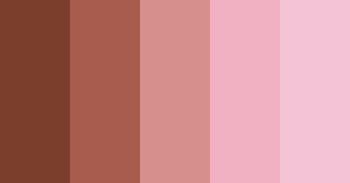 Download auburn to pink color palette PNG image (landscape)