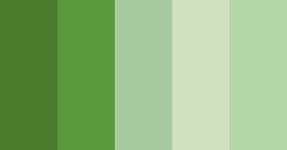 Download medieval greens color palette PNG image (landscape)