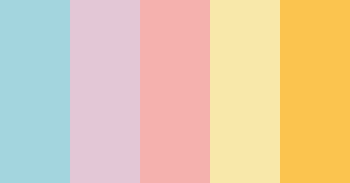Download opal rainbow color palette PNG image (landscape)