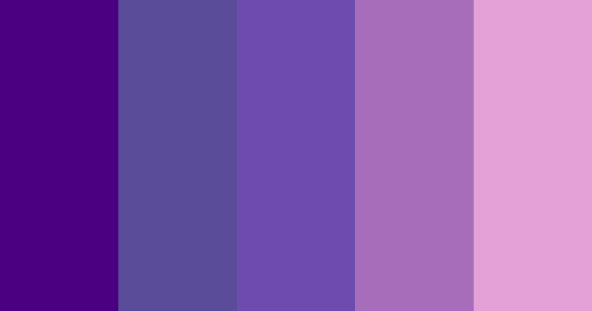 Download indigo dream color palette PNG image (landscape)