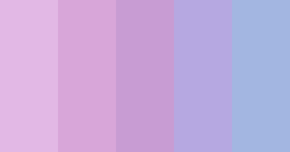 Download soft wisteria color palette PNG image (landscape)