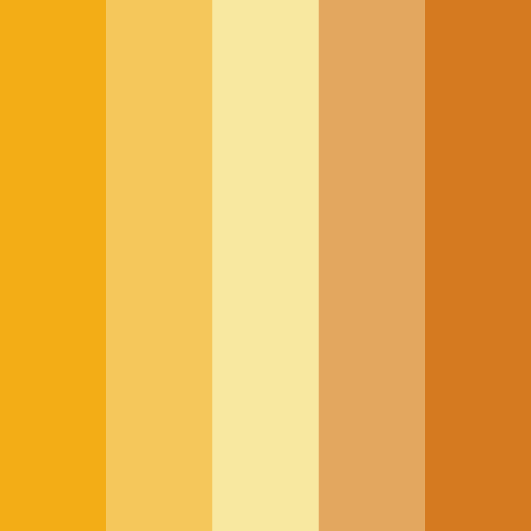 Download buttercup blossom color palette PNG image (square)