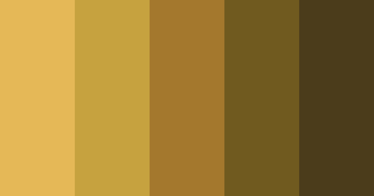 Download goldenlocket color palette PNG image (landscape)
