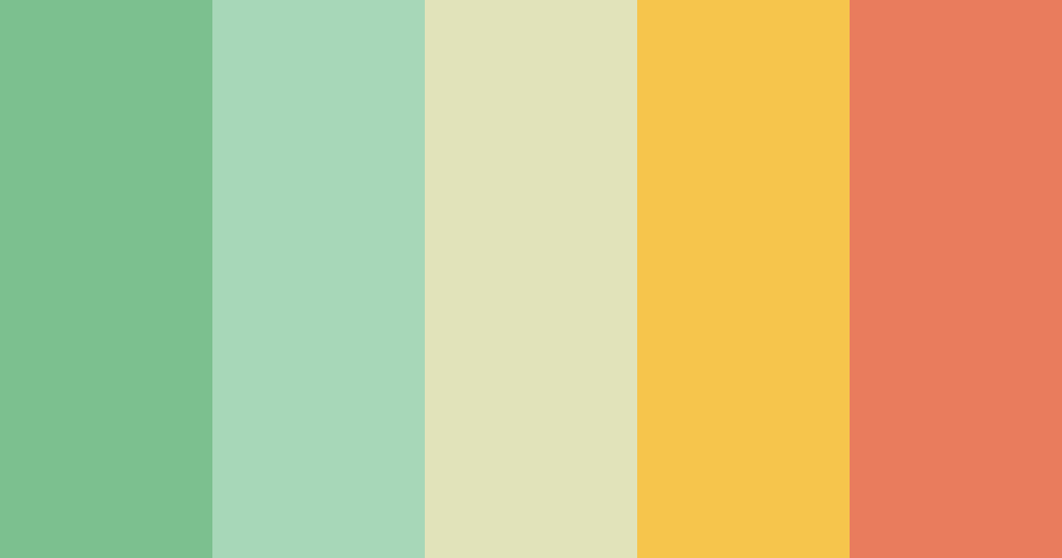 Download leafpool color palette PNG image (landscape)