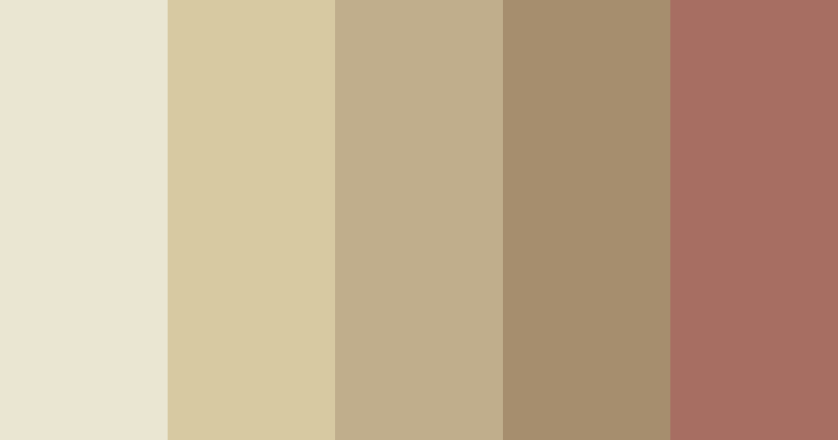 Download gentle ivory color palette PNG image (landscape)