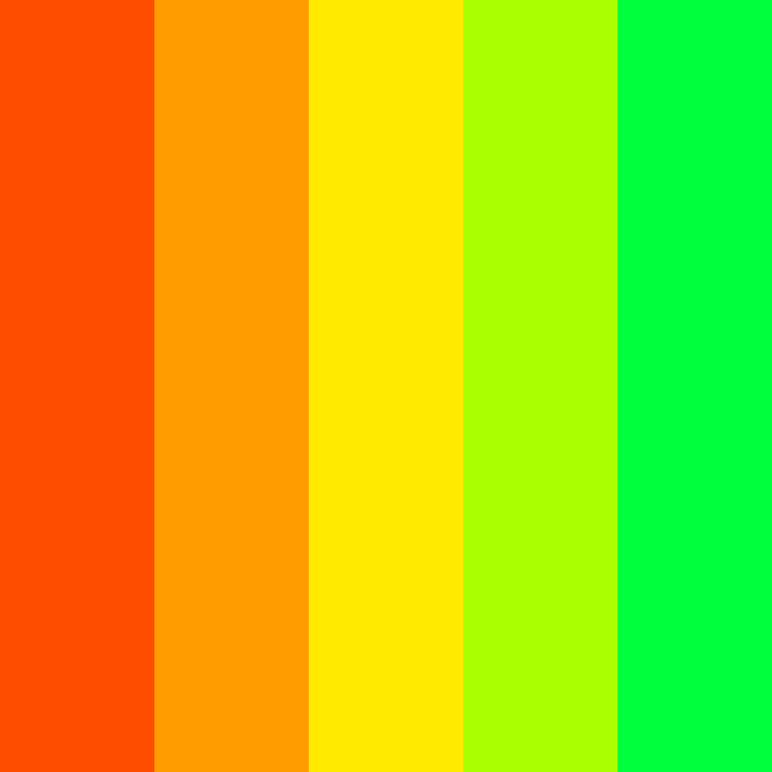 Download bright psycho color palette PNG image (square)