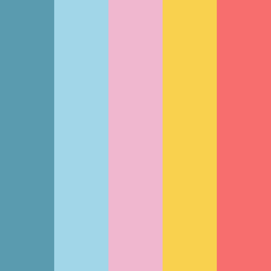 Download hippie vibes color palette PNG image (square)
