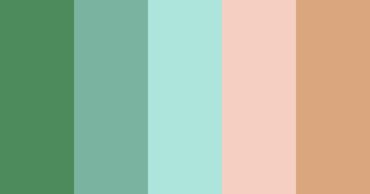Download mother nature color palette PNG image (landscape)