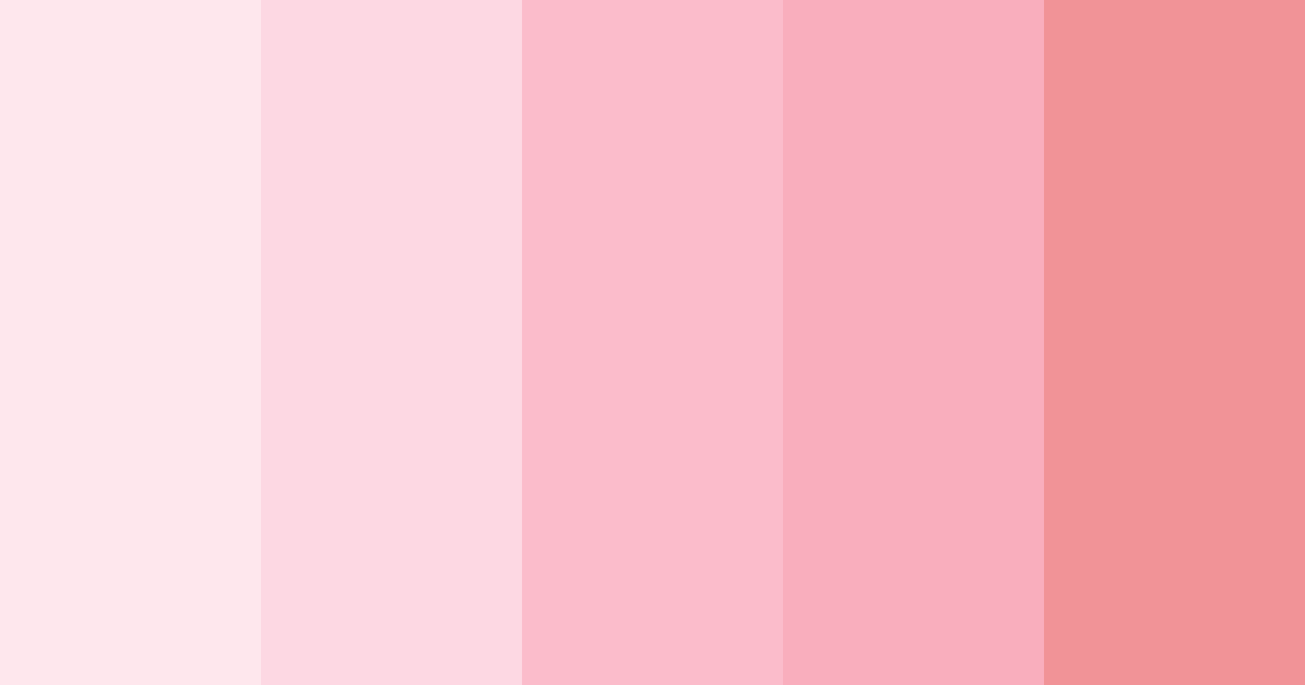 Download azalea dream color palette PNG image (landscape)