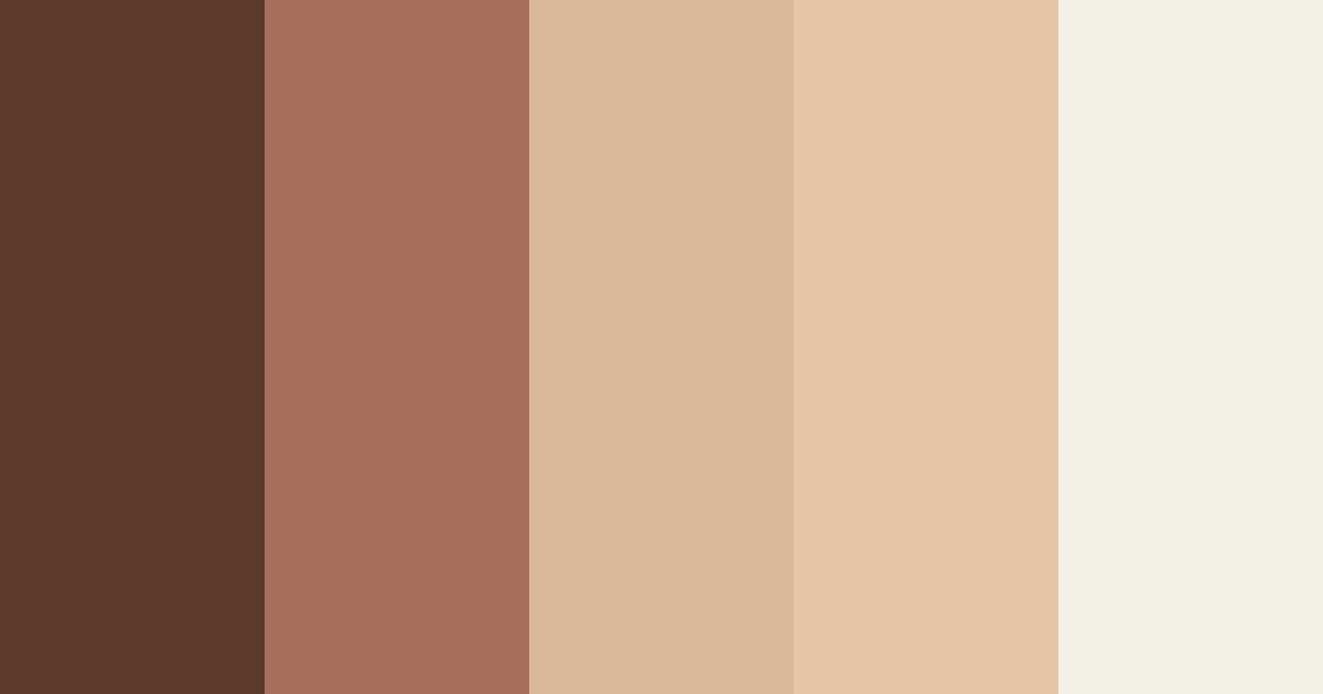 Download warm cinnamon midnight color palette PNG image (landscape)
