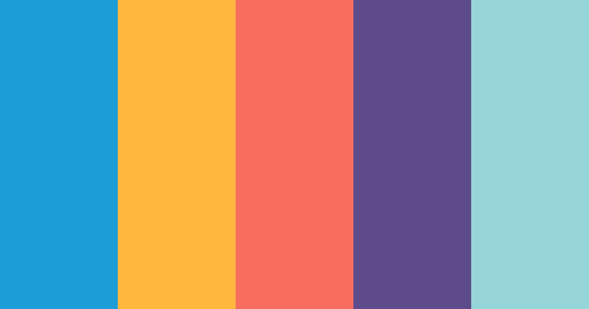 Download rainbow dash color palette PNG image (landscape)