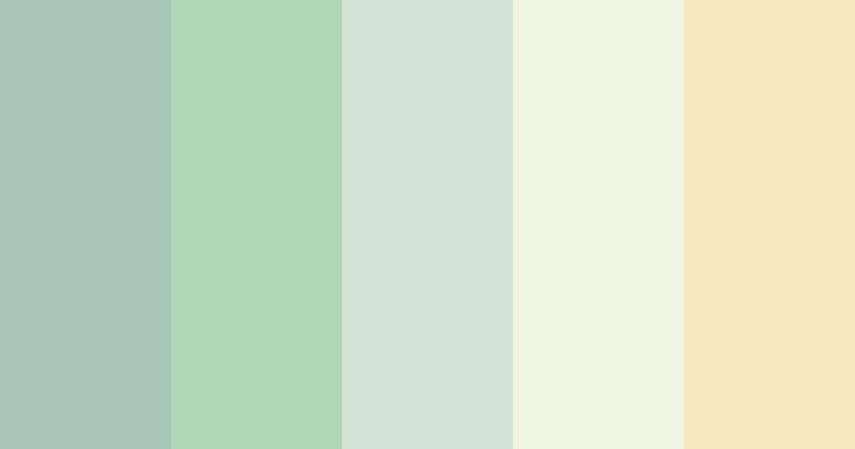 Download frosted pine color palette PNG image (landscape)