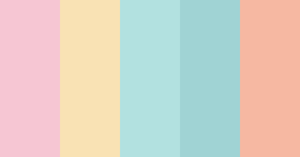 Download pastel dreams color palette PNG image (landscape)